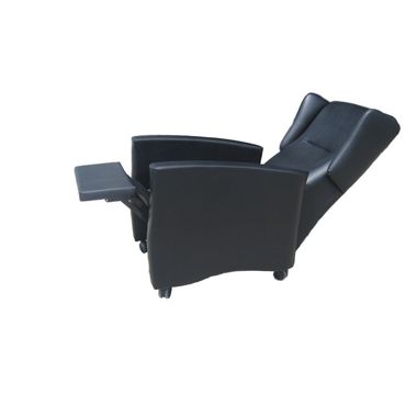 Cadeirao-Relax-Manual-com-Rodas-Preto-Modelo-Eco-Napa