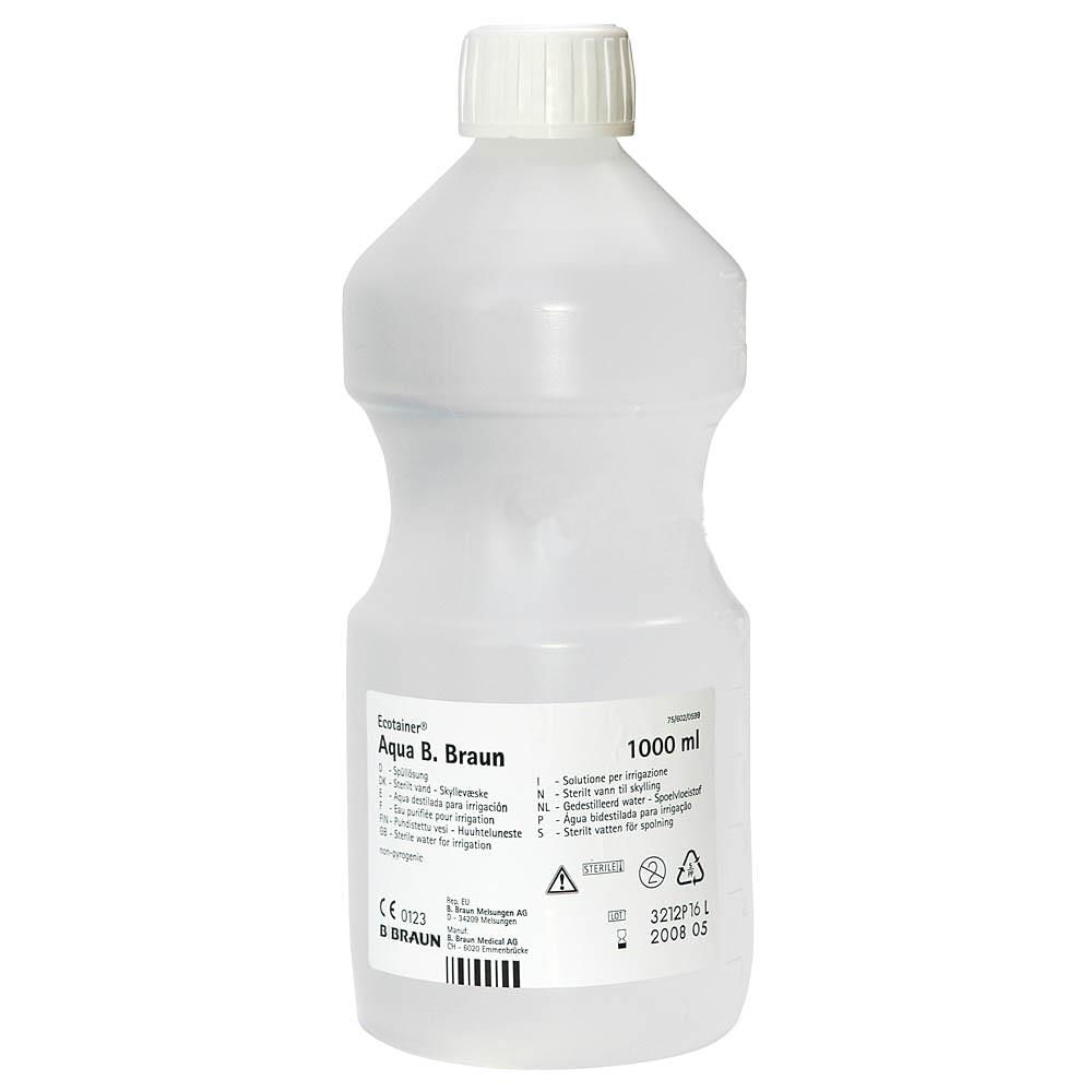 Agua Bidestilada Aqua B Braun 1000ml Ecotainer Medicalshop