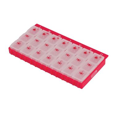 Organizador-de-Medicamentos-Semanal-S3-Vermelho--3-x-dia-