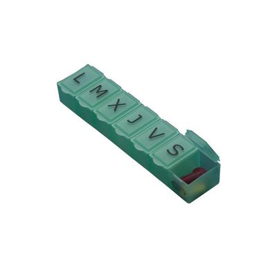 Organizador-de-Medicamentos-Semanal-S1-Verde--1-x-dia-