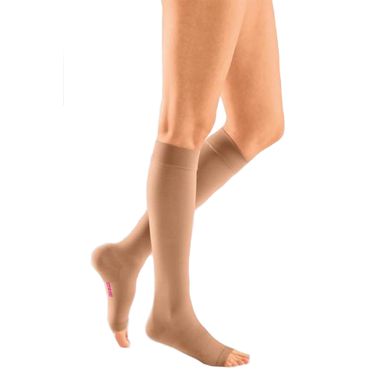 Meias-de-Compressao-Pe-Aberto-ate-ao-Joelho-Mediven-Plus-Cl2